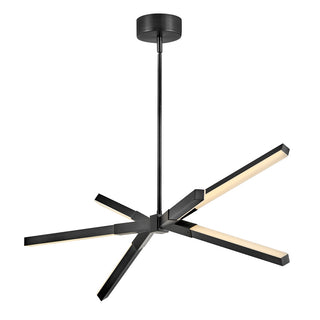 Rae LED Linear Pendant in Black