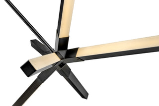 Rae LED Linear Pendant in Black