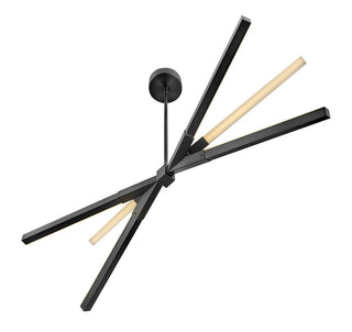 Rae LED Linear Pendant in Black