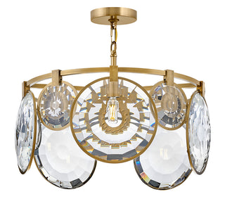 Nala LED Pendant in Heritage Brass