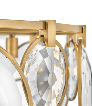 Nala LED Pendant in Heritage Brass