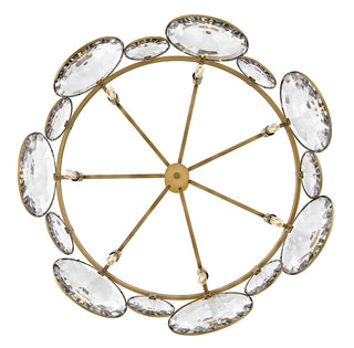 Nala LED Pendant in Heritage Brass