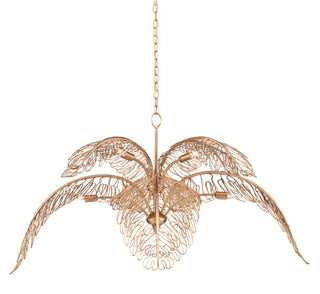 Taormina Eight Light Chandelier in Brass