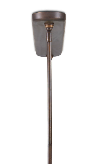 Lyon Five Light Linear Chandelier in Bronze Verdigris/White