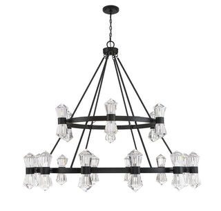 Dryden LED Chandelier in Matte Black