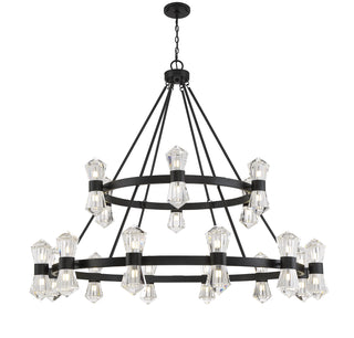 Dryden LED Chandelier in Matte Black