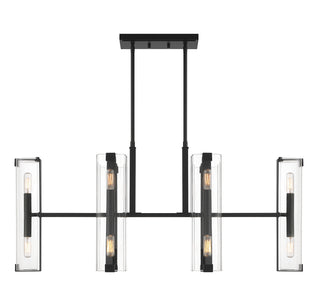 Winfield 12 Light Chandelier in Matte Black