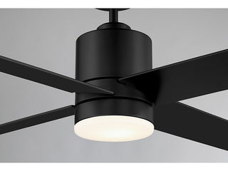 Dayton 52" Ceiling Fan in Matte Black