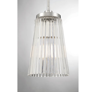Chantilly One Light Pendant in Polished Nickel