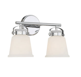 Kaden Two Light Bathroom Vanity in Polished Chrome
