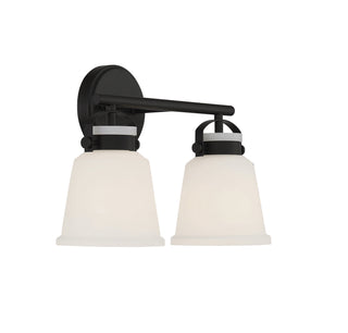 Kaden Two Light Bathroom Vanity in Matte Black