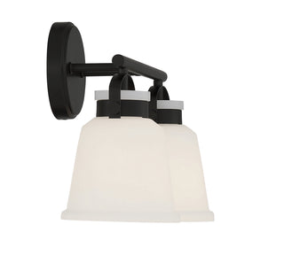 Kaden Two Light Bathroom Vanity in Matte Black