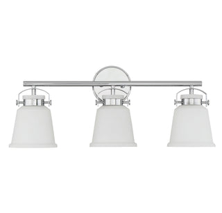 Kaden Three Light Bathroom Vanity in Polished Chrome