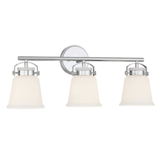 Kaden Three Light Bathroom Vanity in Polished Chrome