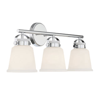 Kaden Three Light Bathroom Vanity in Polished Chrome