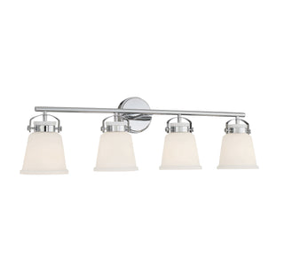 Kaden Four Light Bathroom Vanity in Polished Chrome