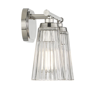 Chantilly Two Light Bathroom Vanity in Polished Nickel