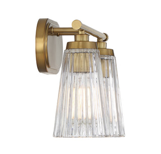 Chantilly Two Light Bathroom Vanity in Warm Brass