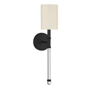 Fremont One Light Wall Sconce in Matte Black