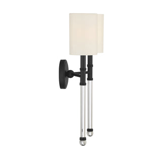 Fremont Two Light Wall Sconce in Matte Black