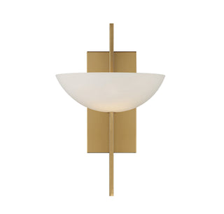 Fallon One Light Wall Sconce in Warm Brass