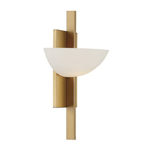 Fallon One Light Wall Sconce in Warm Brass