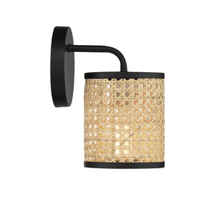 Jaylar One Light Wall Sconce in Matte Black