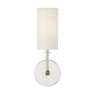 Powell One Light Wall Sconce in Polished Nickel