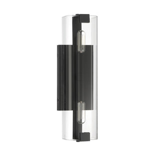 Winfield Two Light Wall Sconce in Matte Black