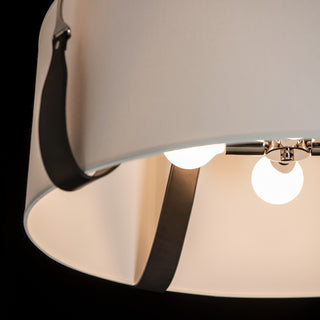 Saratoga Saratoga Large Pendant in Polished Nickel