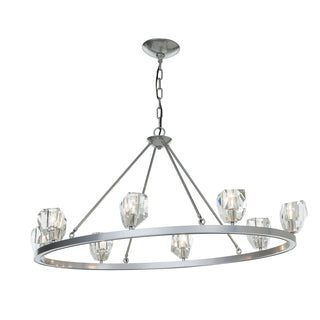 Gatsby Gatsby 8-Light Chandelier in Sterling