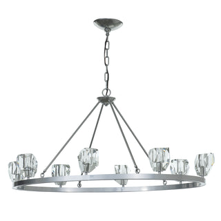 Gatsby Gatsby 8-Light Chandelier in Sterling