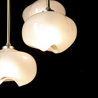 Ume Ume 3-Light Semi-Flush in Modern Brass
