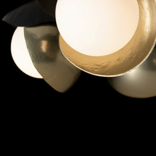 Brooklyn Brooklyn 4-Light Double Shade Semi-Flush in Black