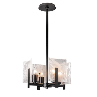 Arc Arc 4-Light Semi-Flush/Pendant in Black