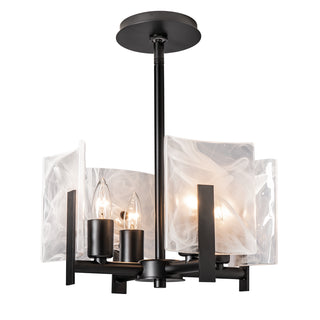 Arc Arc 4-Light Semi-Flush/Pendant in Black