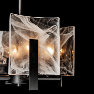 Arc Arc 4-Light Semi-Flush/Pendant in Black