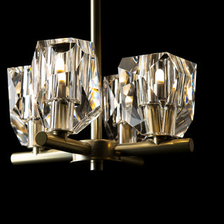 Gatsby Gatsby 4-Light Semi-Flush/Pendant in Modern Brass