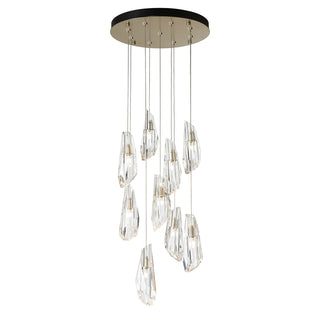 Luma Luma 9-Light Large Crystal Pendant in Black