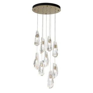 Luma Luma 9-Light Large Crystal Pendant in Black