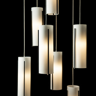Exos Glass Exos Glass 9-Light Pendant in Black