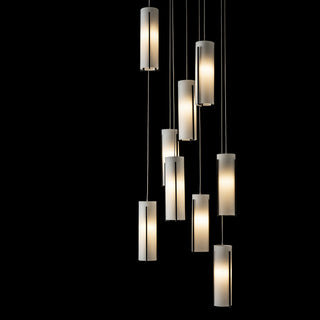 Exos Glass Exos Glass 9-Light Pendant in Black