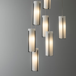 Exos Glass Exos Glass 9-Light Pendant in Black