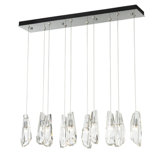 Luma Luma 10-Light Large Crystal Pendant in Sterling