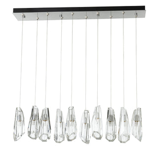 Luma Luma 10-Light Large Crystal Pendant in Sterling