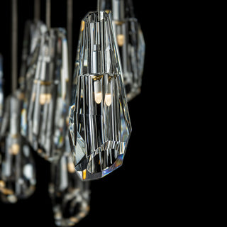 Luma Luma 10-Light Large Crystal Pendant in Sterling
