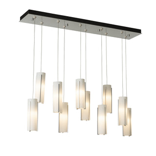 Exos Glass Exos Glass 10-Light Pendant in Sterling
