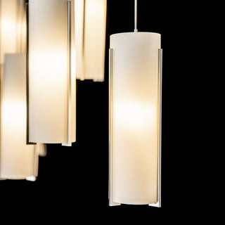 Exos Glass Exos Glass 10-Light Pendant in Sterling