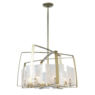 Arc Arc 8-Light Pendant in Modern Brass
