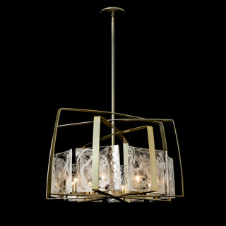 Arc Arc 8-Light Pendant in Modern Brass